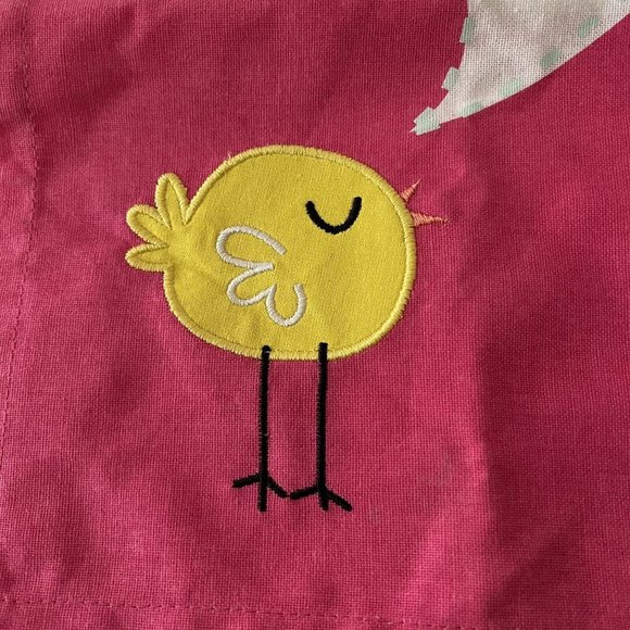 Easter Dish Towel Chick Spring Holiday Design Imports Chika Bow Wow 18 x 28 New - Picture 5 of 13